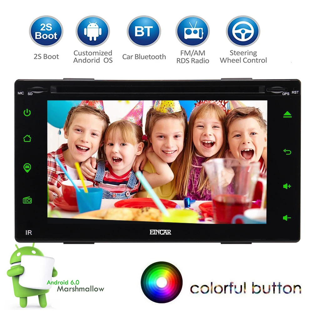 Double 2din Android 6 0 OS In Dash font b Radio b font Car DVD Player
