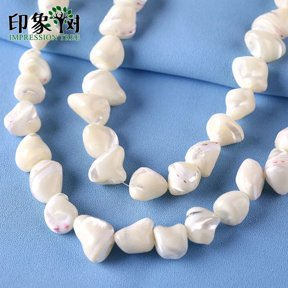 

14" Strand White Natural Irregular Shape Shell Bead Freeform Mother Of Pearl Shell Spacer Shell Charms DIY Jewelry Making 19032