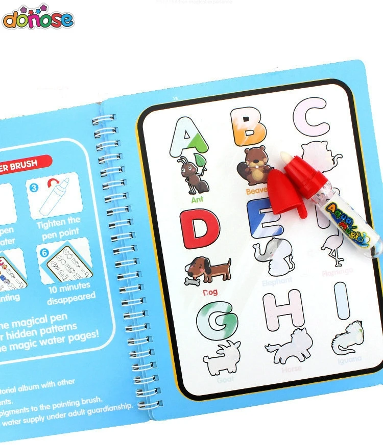 Волшебная водная книга для рисования раскраска Doodle& Magic ручка живопись доска для рисования для детей игрушки подарок на день рождения