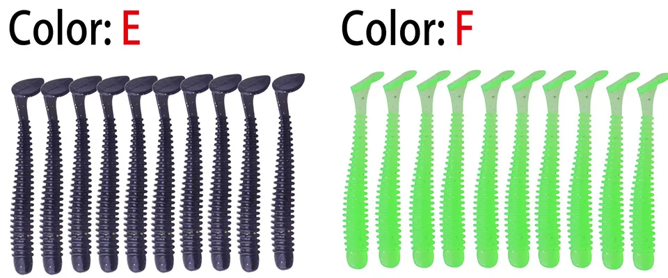 10 шт., 2 г/70 мм, искусственная Мягкая приманка, японский силикон, мягкие приманки, Shad, червь, плавающая головка, джиг, для ловли нахлыстом, резина, для ловли карпа