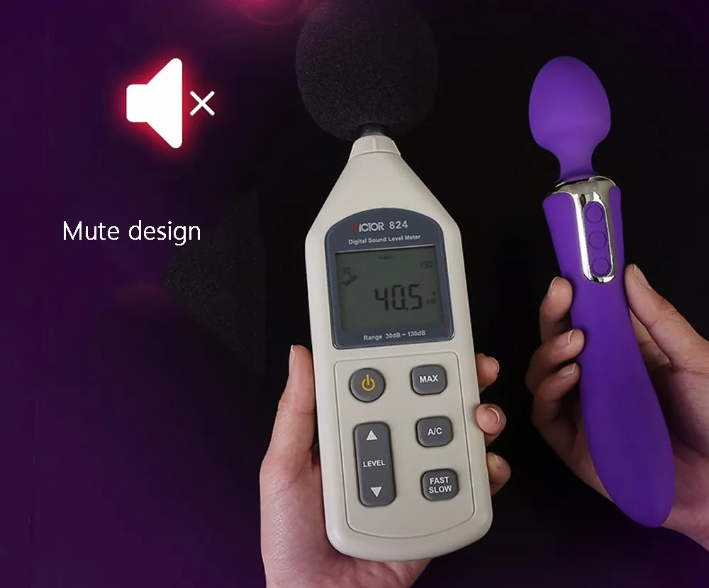 Leten Rechargeable AV Sex Toys Dual Function Intelligent Heating Silicone Body Massage Vibrators For Women Magic Wand Massager 9