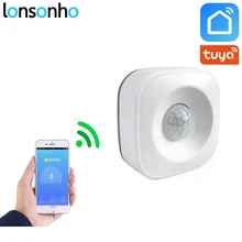 Lonsonho Smart Wifi Pir датчик движения сигнализация инфракрасный детектор движения работает с IFTTT Smart Life Tuya Smart App