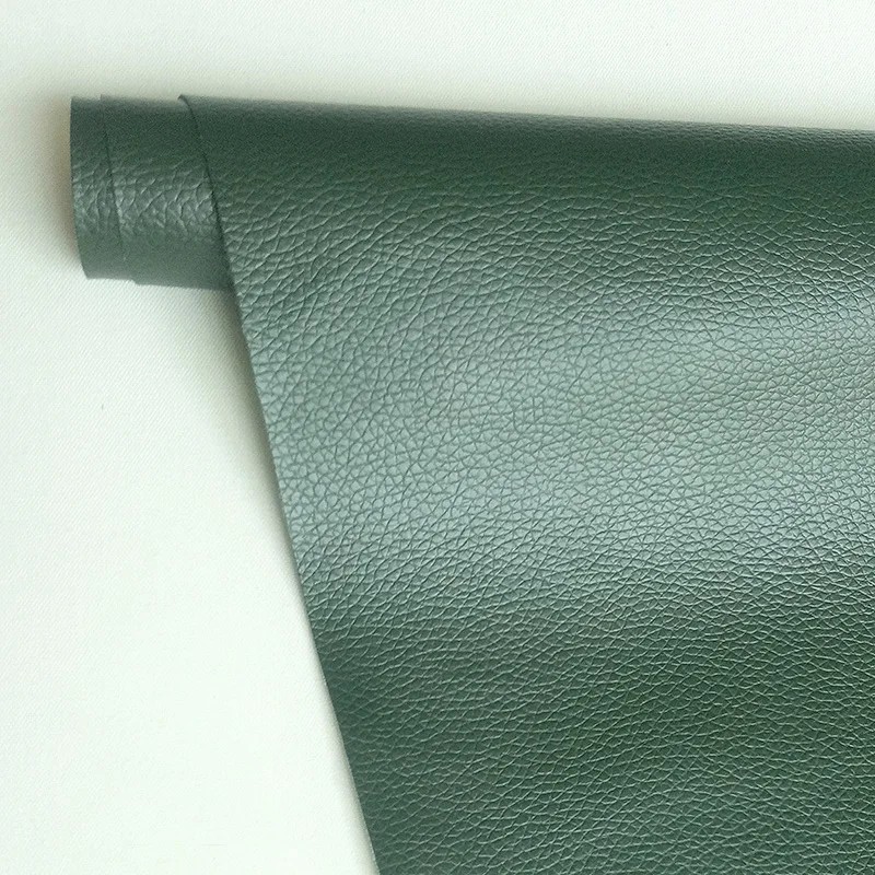 Meetee 50x137 см толщиной 0,5 мм самоклеящаяся искусственная Синтетическая кожа факсимильная ткань для дивана патч ремонт восстановленная сумка мягкая ткань - Цвет: dark green