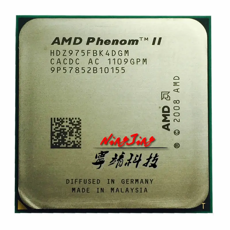 Процессор AMD Phenom II X4 975 Black Edition X4 975 3,6 ГГц четырехъядерный процессор HDZ975FBK4DGM Socket AM3