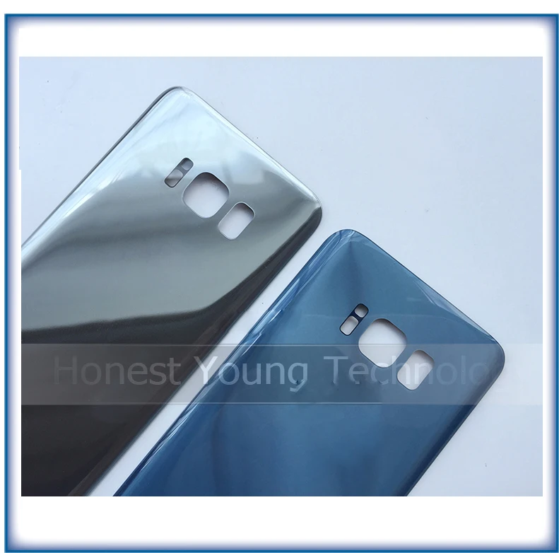 Батарейный корпус для Samsung Galaxy S8 plus G950R G9550 G9500 Задняя стеклянная крышка Замена с
