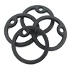 ATGO – étiquettes de chien en caoutchouc, silencieux pour 5cm x 2.7cm, résultats de bijoux et composants BJA001B, 10 pièces ► Photo 1/4