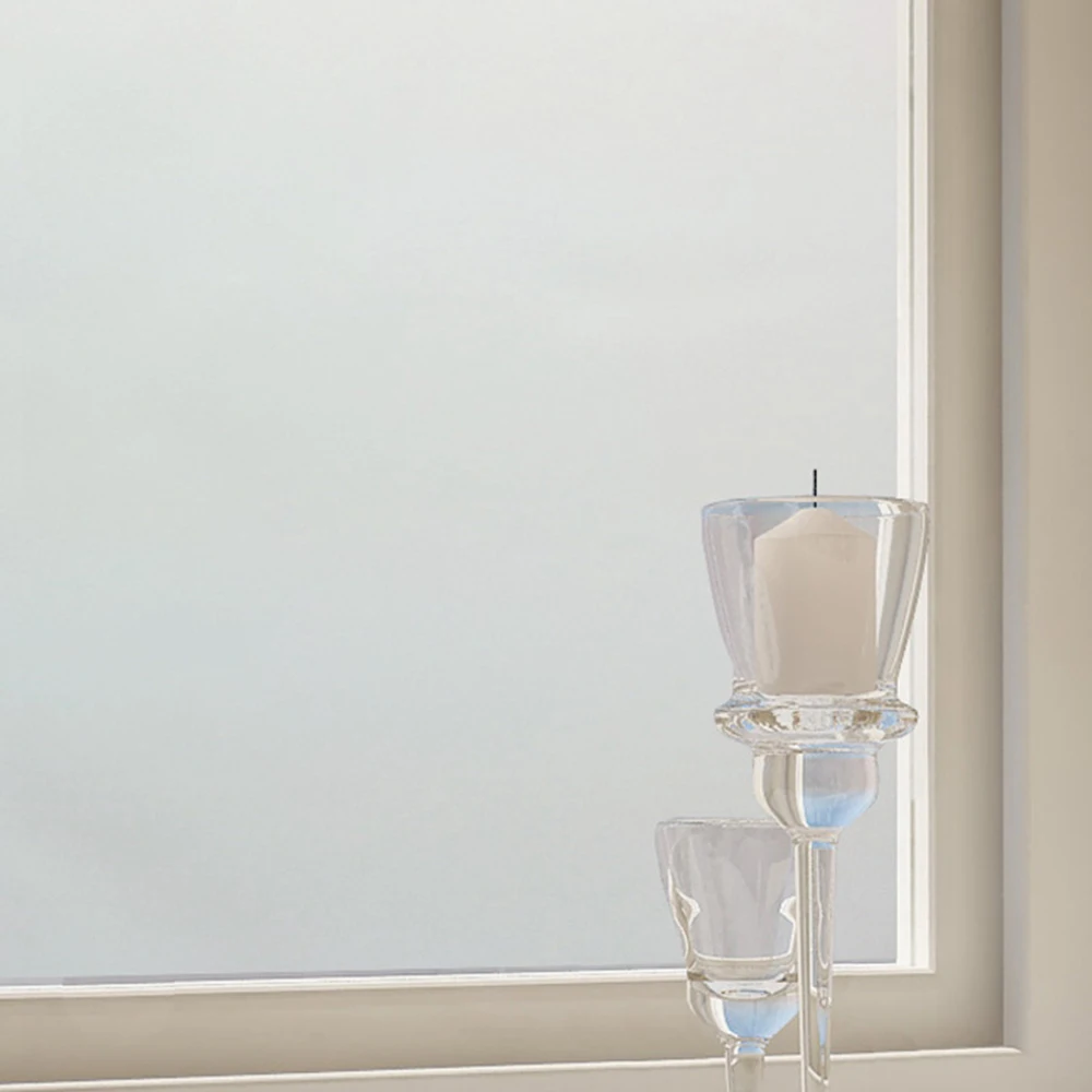 92x500 см пленка для окна непрозрачная пленка «замороженное стекло» Матовая Белая статическая цепляющая стеклянная пленка без клея анти-УФ-наклейка на окно