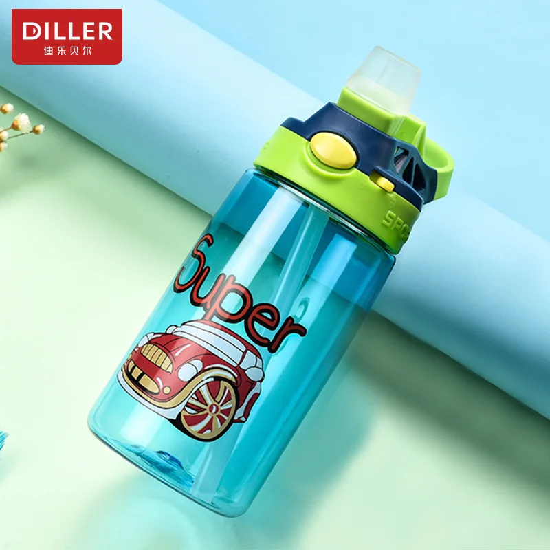 

Bounce Press Children's Pipette Water Bottle Transparent Cartoon Pipet Cup