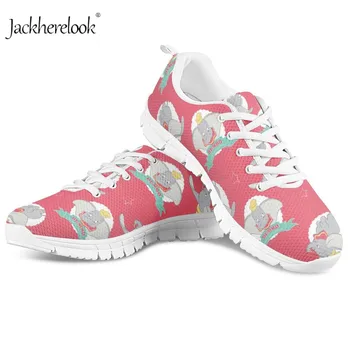 

Jackherelook Cute Cartoon Animal Elephant Dumbo Sneakers Women Classic Vulcanized Shoes Ladies Outdoor Gym Tenis Casual Shoes