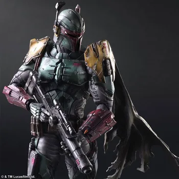 

Chanycore Star Wars:The Force Awakens Bounty Hunter Boba Fett 28cm Action Figure Collection Model For Kid Gifts 1069