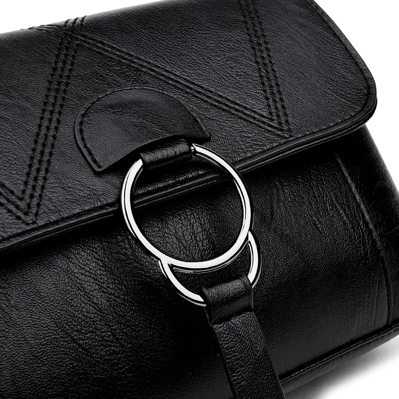 Ladies Leather Handbags Designer Luxury Bags For Women 2018 Women Messenger Shoulder Bag Top-handle Bags Flap Sac A Main Femme