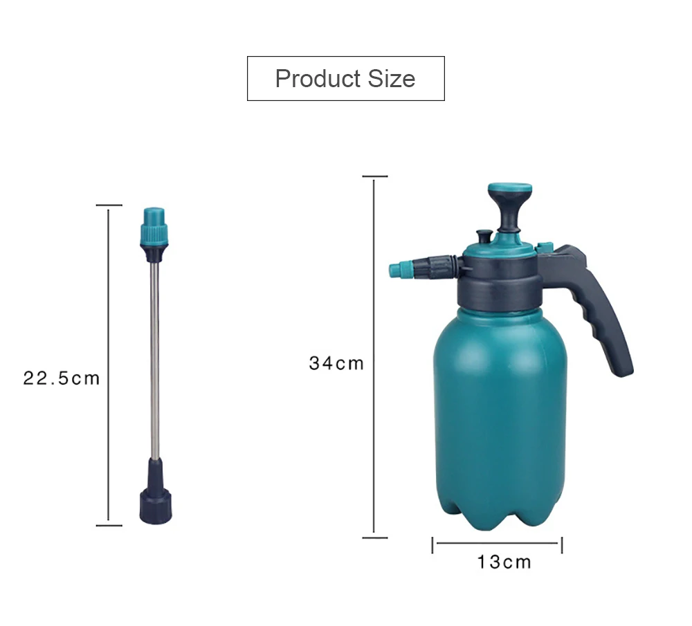 Домашний сад воды спрей полив горшок садовые инструменты ручной пневматический утолщение длинный стержень небольшого размера с распылителем спринклер 2л