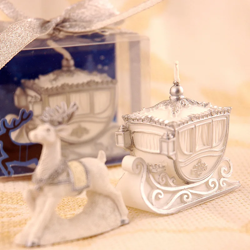 

Creative Birthday Candles Sled Shape Christmas Candles for Marriage Wedding DIY Home Decoration