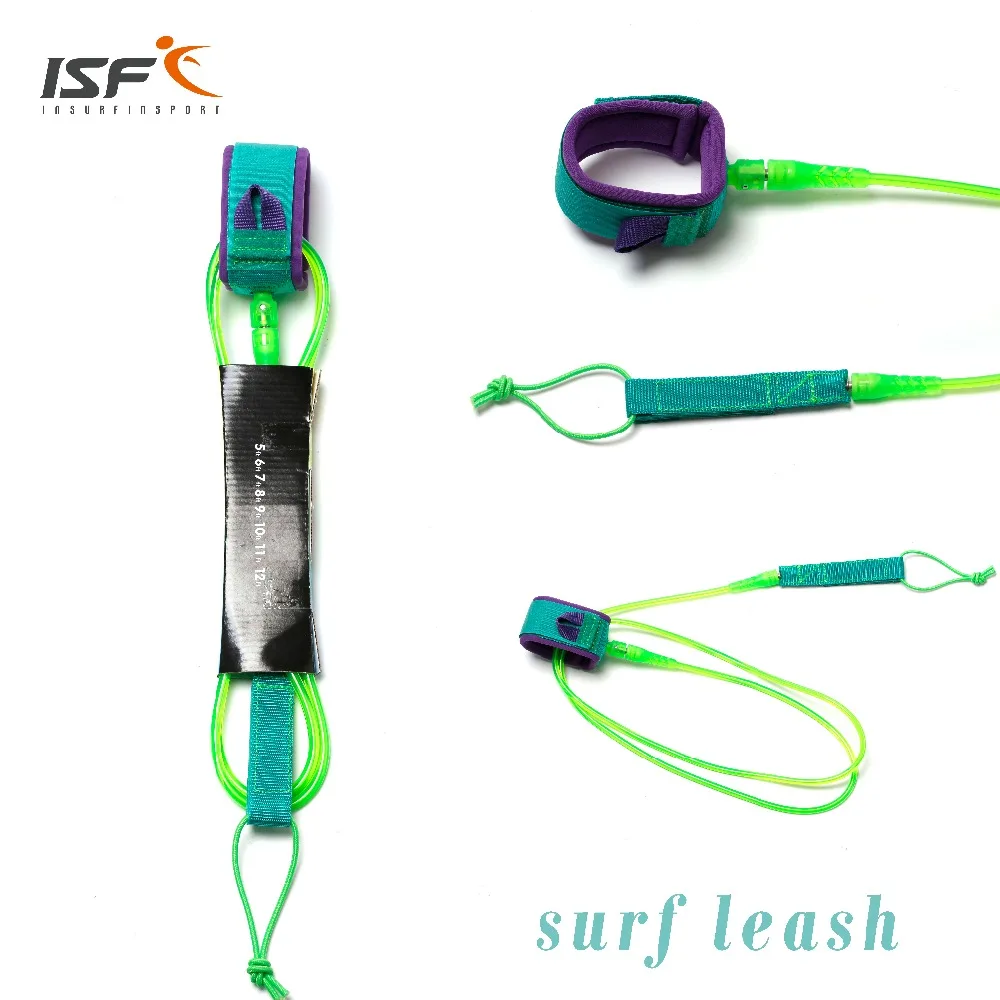 preço Venda quente 6 Pés 7mm de Espessura de Surf Coleira Coleira Prancha de Surf Corda coleira sup Stand up paddle Board Surf Leash Bobina acessórios