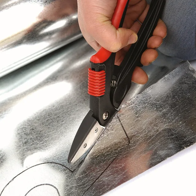 sheet metal tin snips left cutting cutter heavy duty professional sheet metal tin snips