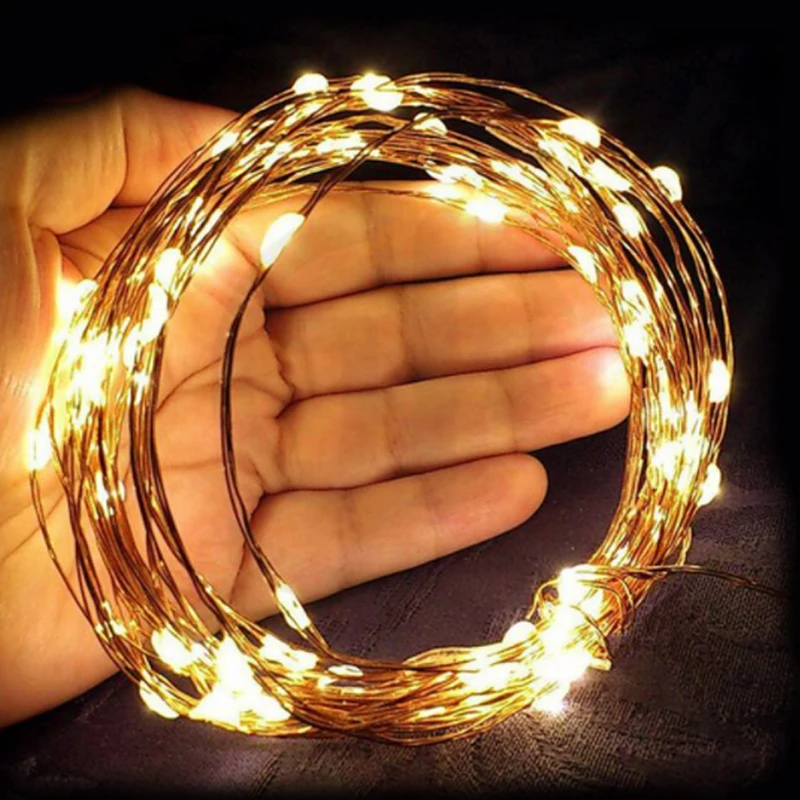 

10M USB Fairy Lights Christmas Lights Garland Outdoor LED String Light Waterproof LED Copper Wire Lighting For Party Decoration