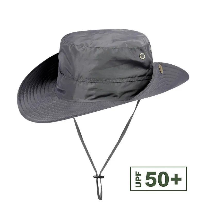 

Outdoor Fishing Hat Solid Sunshade 50+UPF Soft Fishing Cap bucket Fisherman Hat with Changable Elastic Band