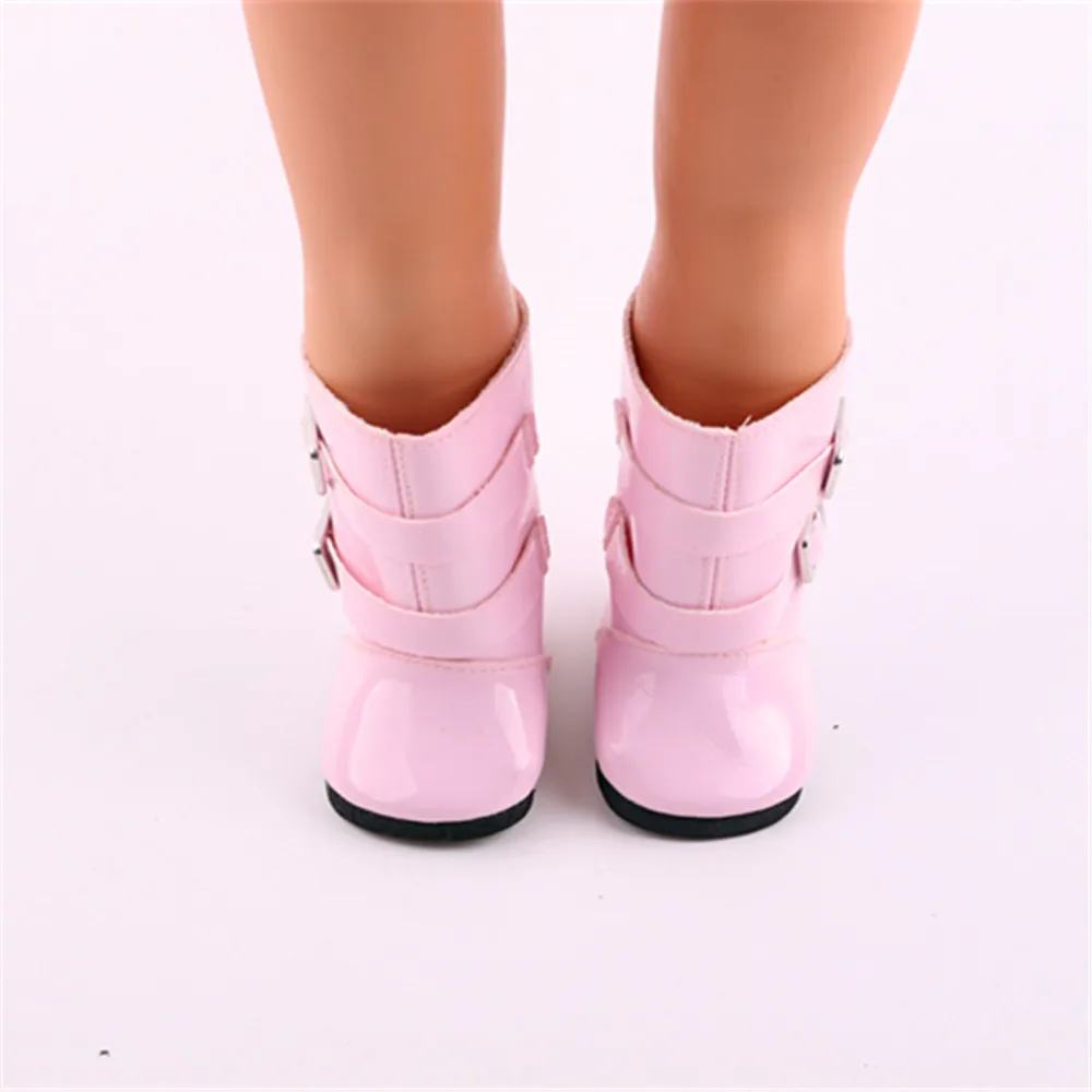 18Inch Dolls White Snow Boots Shoes Doll Accessory Gift VANJ