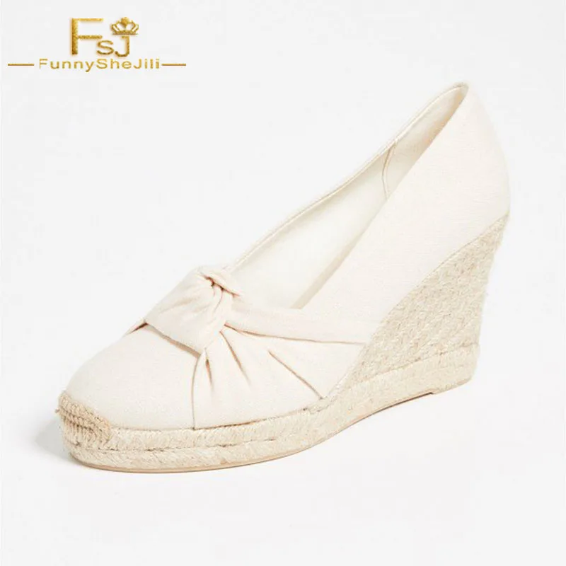 espadrilles pumps wedge