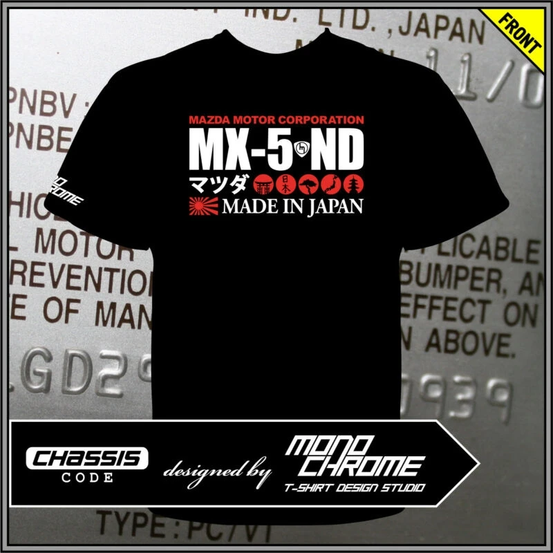 

T-shirt Mazda MX-5 ND MIATA Eunos Roadster