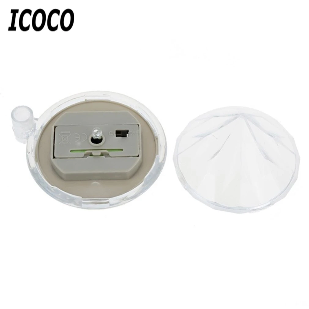 ICOCO 4 шт./компл. светодиодный светильник на солнечных батареях с алмазной формой