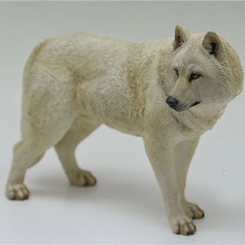 Mnotht 1/6 Simulated animal Model Coyote Snow Wolf Model steppe Wolf For 1:6 Action Figures Toys Hobbies l30 wolf the page 6