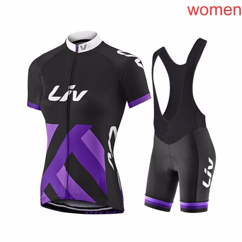 Лето Pro Велоспорт Джерси наборы LIV команда дышащая женская одежда для велоспорта наборы Спорт на открытом воздухе костюмы костюм для езды на горном велосипеде L1402