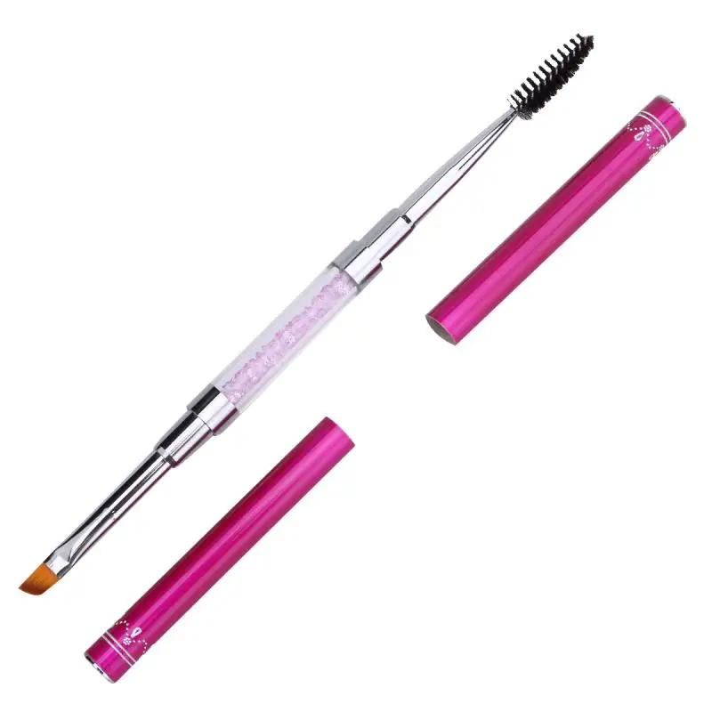 ELECOOL 8 Colors Rhinestone Acrylic Handle Eyelash Brushes Combs Wands Extension Applicator Spoolers Makeup Tool | Красота и здоровье