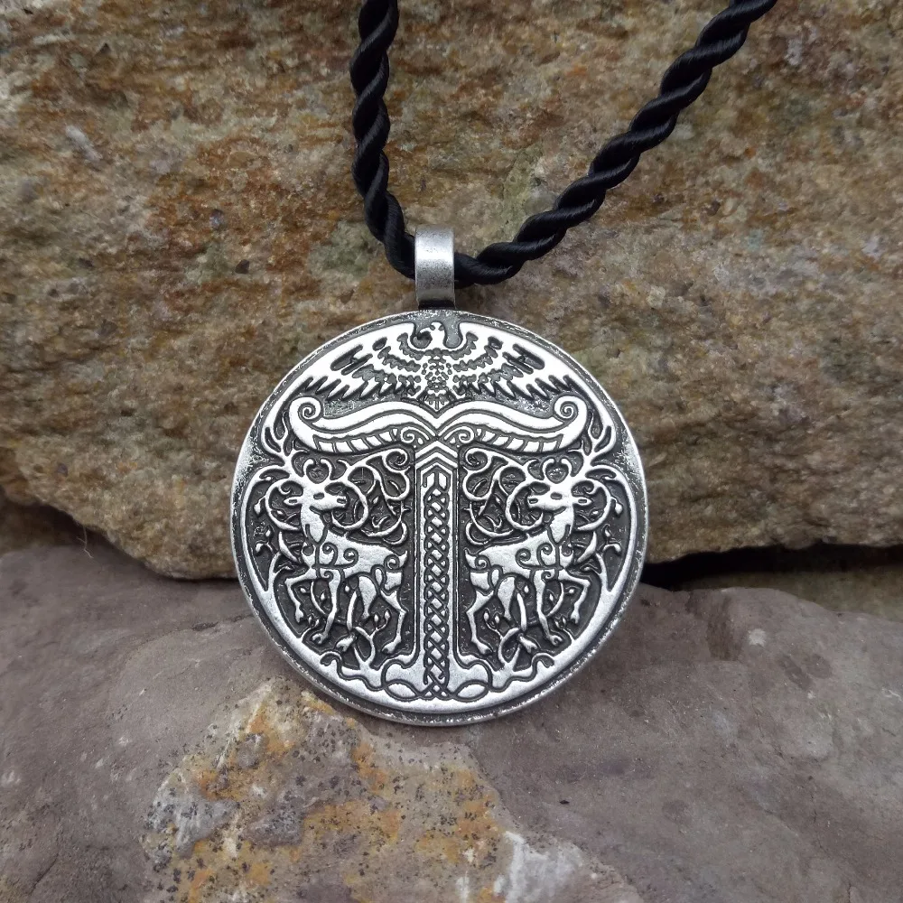 Details about   Tree Of Life Viking Yggdrasil Pendant Antique Silver