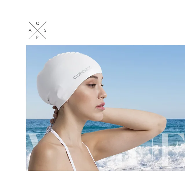 Long Hair Sports Swim Pool Hat 