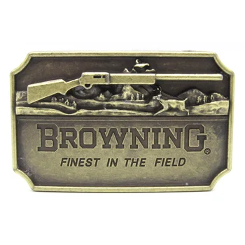 

Rectangle Browning Hunting Finest In The Field Belt Buckle for 5PC