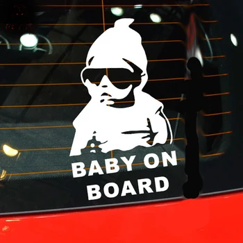 

14x9cm "Baby on Board" Safety Sign Car Decals Stickers for Porsche Cayenne Macan Macan S Panamera Cayman Carrera Porsche911