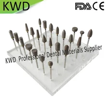 30 шт./лот Стоматологическая лаборатория спеченные алмазные боры hp хвостовик 70 сетки 2,35 мм супер крупный зернистость металла нефрит камень фрезерные инструменты