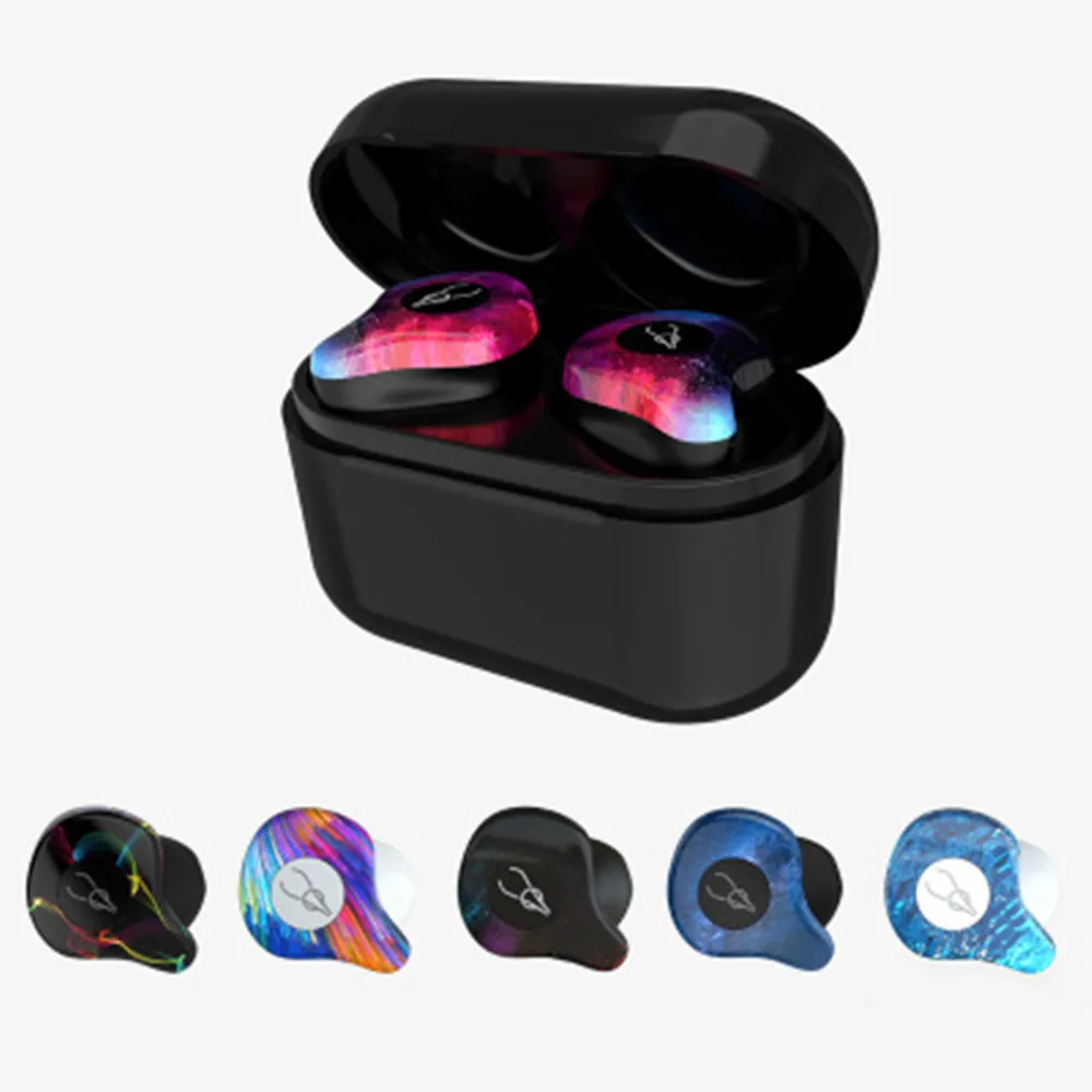 

Desxz TW12 TWS Wireless Bluetooth Earphone Twins Mini 3D Stereo Sound True Waterproof Sport Earbud with Power bank Professional