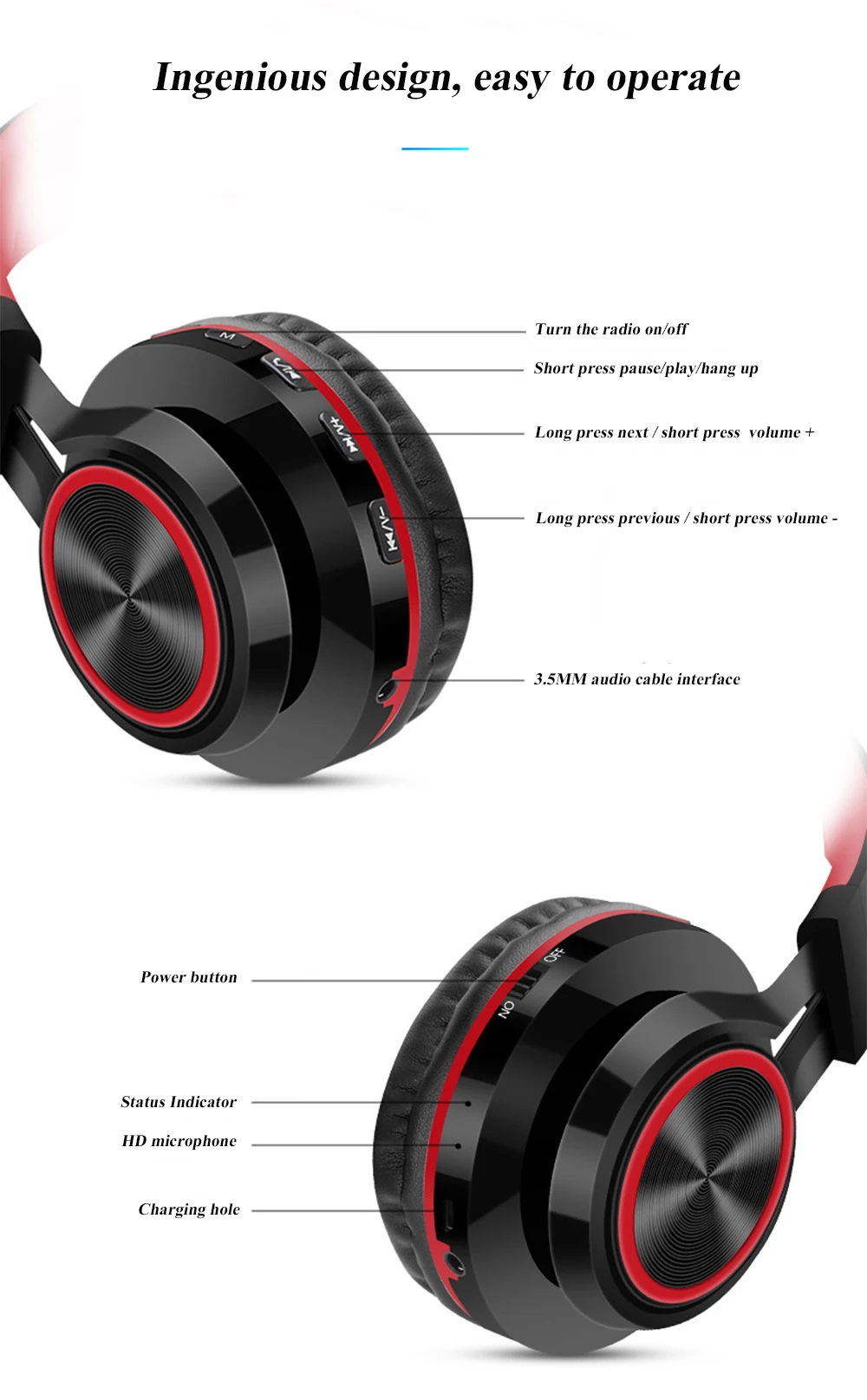 Высококачественный стерео Бас складной шлем геймер с микрофоном auriculares наушники Bluetooth 4,1 беспроводные наушники гарнитура