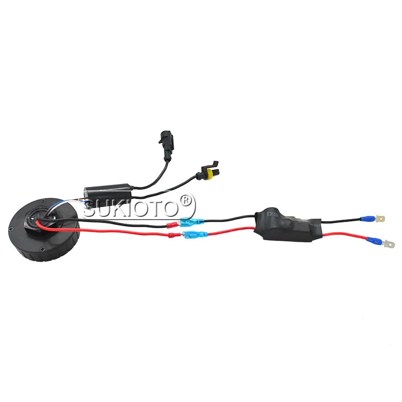 SUKIOTO Car Headlights Kit 55W H7 Xenon lights with Round Ballast 4300K 5000K 6000K 8000K Metal H7 H7T AC Canbus Headlamp Kit (8)