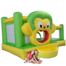 Inflatable Biggors Kids Bouncy Castle Inflatable Bounce House Castle Combo Jumping Castle with Ball Pit Gift for Lovely Kids