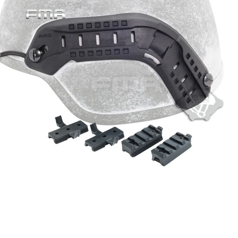 ATAIRSOFT Rail Mount Helmet Adapter Maritime Helmet Side Rail With