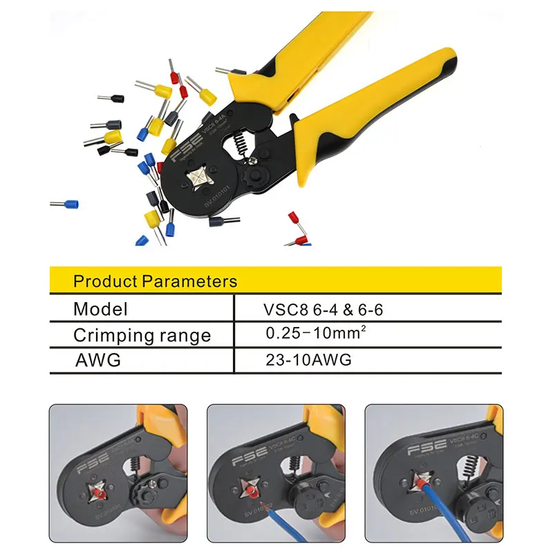 FSE резак кабеля плоскогубцы инструмент Kablo Kesici плоскогубцы Обжимные Щипцы провода инструменты обжимной Alicate Crimpador Alicates обжимной