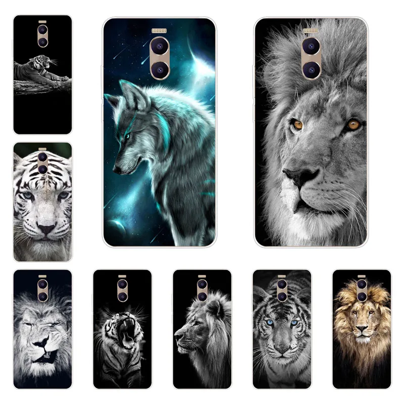 meizu m3 m6 m5 mini note Case Silicon Tiger lion Painting Soft TPU Back Cover for m6s mx6 m5c Phone protect Bags shell |