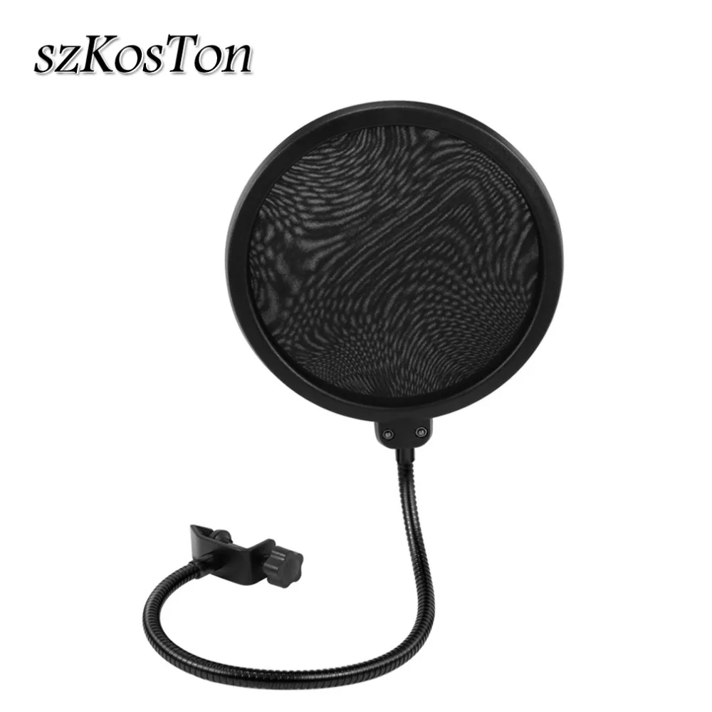 Double Layer Microphone Filter for Speaking Recording Studio Prevent