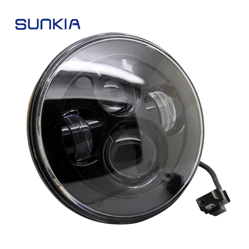 7 inch LED Halo Headlights Kit 7" LED Headlight Car Styling Driving Auto Headlight For Jeep