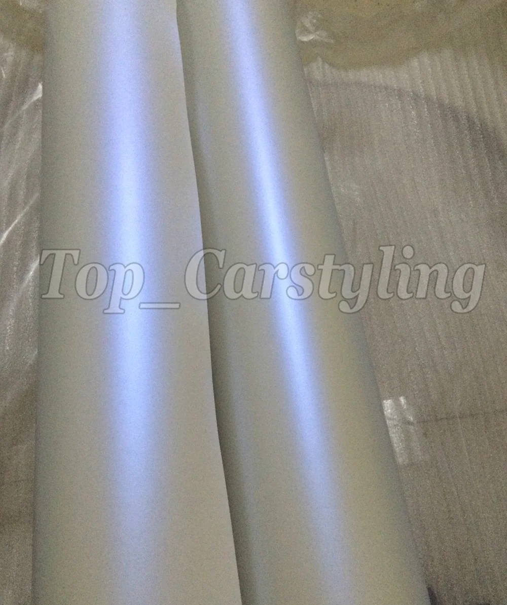 chameleon Pearlescent Matte white blue shiny Pearl matt Film Car wrap vinyl Foil 3M APA ARLON  PEARL SATIN styling graphic(3)