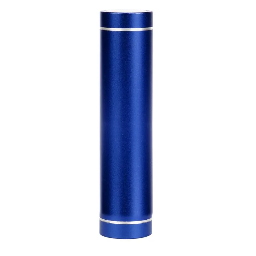 Внешний аккумулятор 18650, портативный внешний USB внешний аккумулятор, зарядное устройство для мобильного телефона, алюминиевая зажигалка, зарядное устройство - Цвет: Синий
