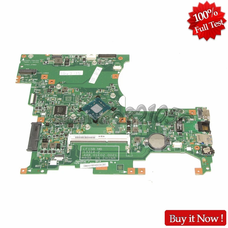 

NOKOTION 448.01E02.002 Laptop Motherboard For lenovo Ideapad Flex 2-15 Main Board SR1W2 N3530