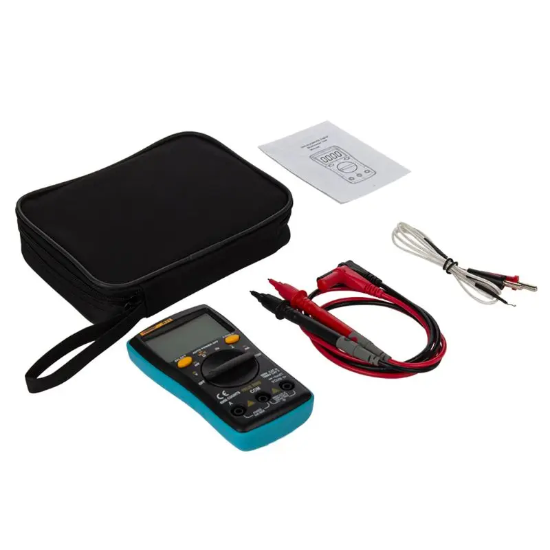 

6000 Counts M11 Portable Automatic Range Multi-Meter Battery-Operated Capacitor True-Ams Digital Voltmeter With Auto-Ranging LCD