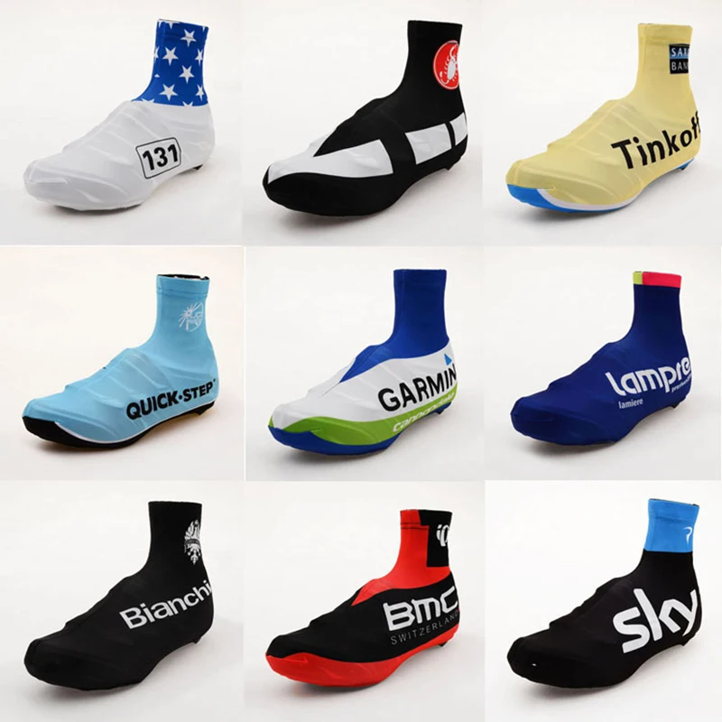 

Waterproof Tour De France Cycling Shoe Covers Thermal PU Bicycle Bike Sneaker Overshoes Road Bicycle Bike MTB Team Shoe Cover
