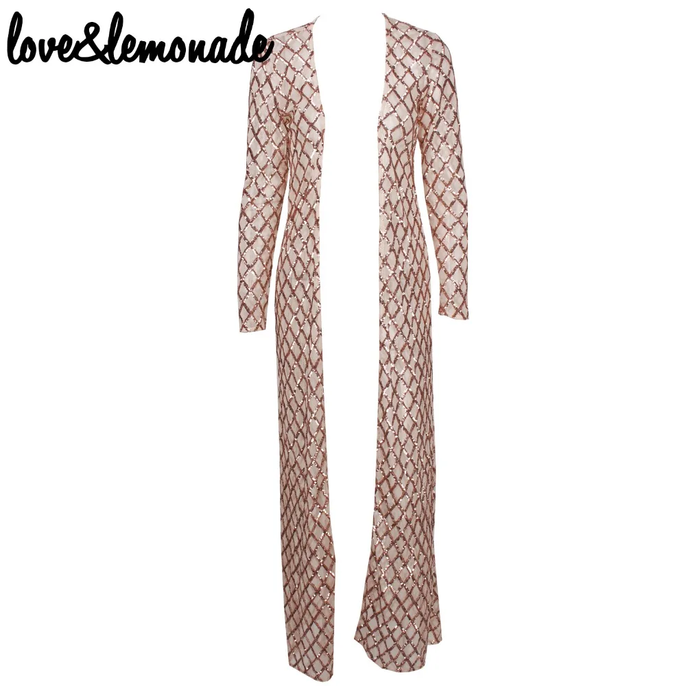 LOVE & LEMONADE   Golden lattice mesh sequined