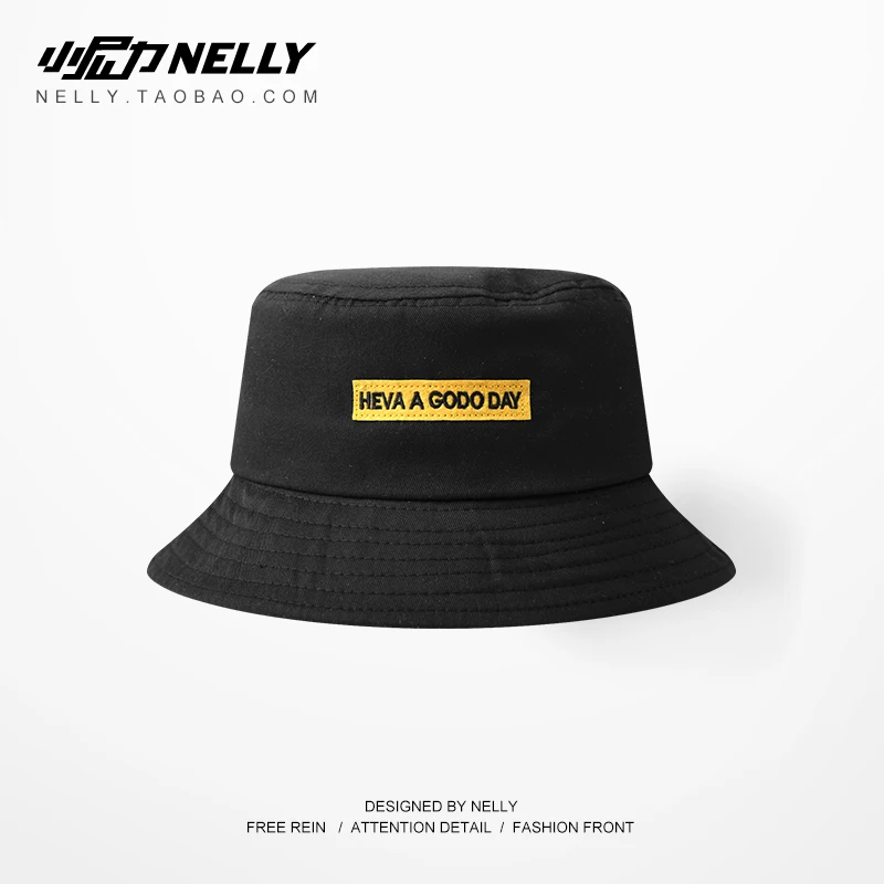 

NELLY 2019 Summer Personality Cool Fisherman Hat Unisex Flat Top Hip Hop Fashion 4 Color Optional Hat