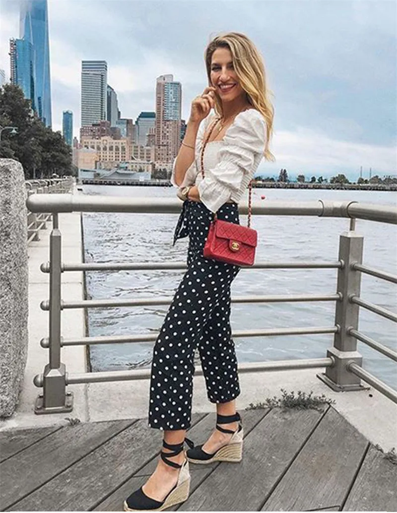 Bohemian Women Sandals Espadrilles Ankle Strap Straw Platform Wedges For Female Shoes Cow Suede Lady High Heels Sandal Big Size  (10)